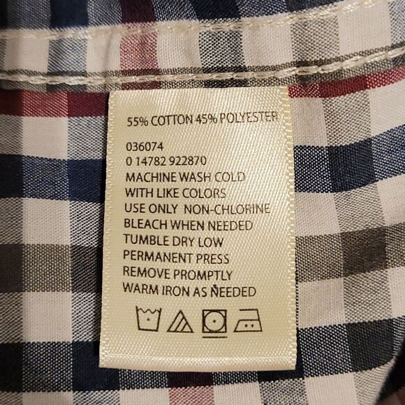 Haggar clothing men's long sleeve button up shirt - Picture 5 of 5